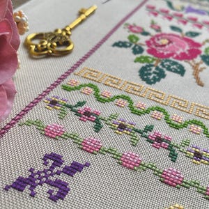 Metamorfose de Marie Berger Sampler por MilleFleur, padrão em PDF, padrão de ponto cruz, gráfico digital, gráfico eletrônico, geração não-IA imagem 12