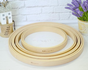 Wooden hoop without screw height 24mm Nurge 150
