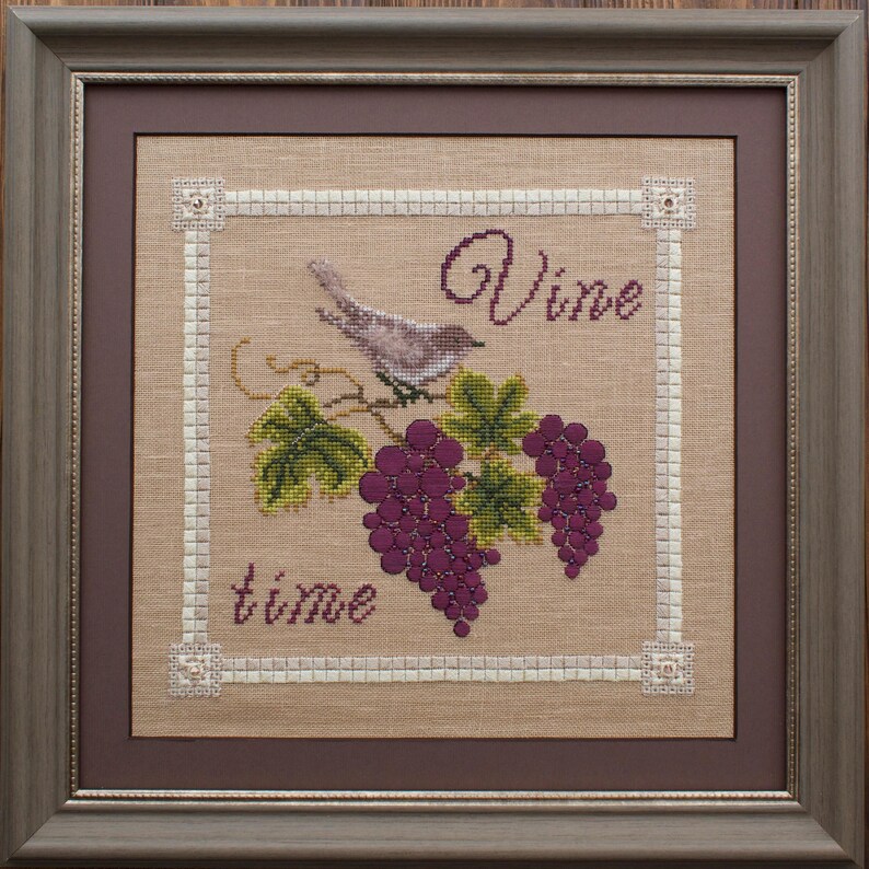 Vine sleuth by MilleFleur (Viktoriia Popovych, Olena Kudina), PDF pattern, Cross Stitch pattern, e-delivery chart, digital chart, Non-AI gen image 2