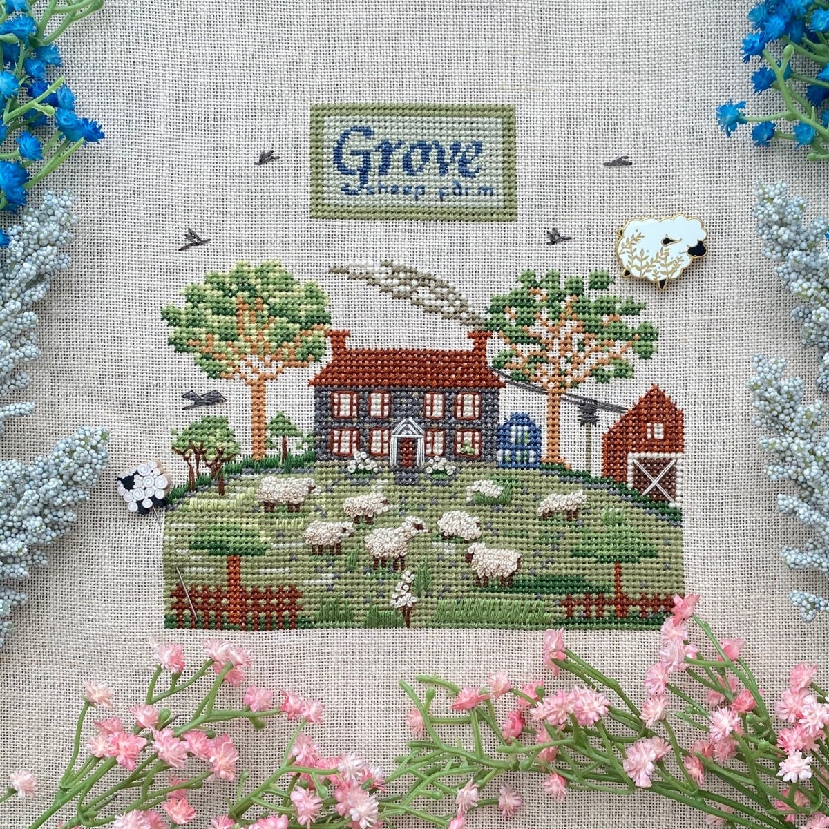 クリスティアーナ ダール ベック クロスステッチ図案集 Christiane dahlbeck - Etsy 日本