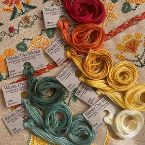 Nasturtium Capucine Sampler by MilleFleur (Popovych), PDF pattern, Cross Stitch pattern, e-delivery chart, digital chart, Non-AI gen image 16