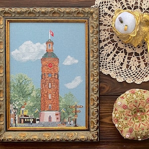 Vinnytsia Tower by MilleFleur (Viktoriia Popovych), PDF pattern, Cross Stitch pattern, e-delivery chart, digital chart