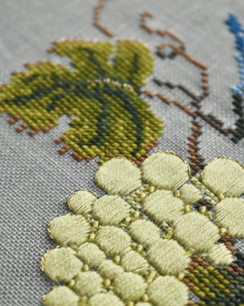 Vine sleuth by MilleFleur (Viktoriia Popovych, Olena Kudina), PDF pattern, Cross Stitch pattern, e-delivery chart, digital chart, Non-AI gen image 15