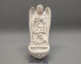 宗教用磁器製聖水盤 - 守護天使 - 壁掛け - Etsy 日本