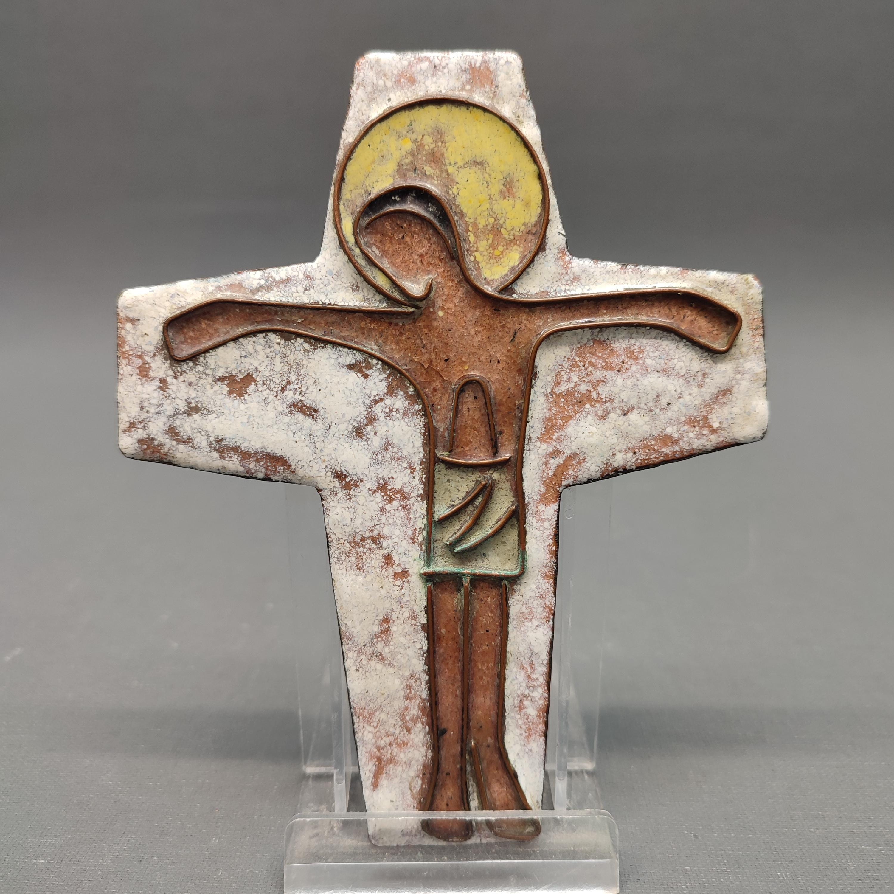 Corpus Christi - Copper - Wall Hanging Mid Century - Religious