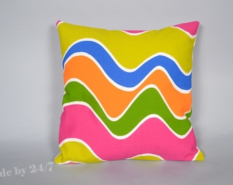 40 x40 cm ( 16" x 16" ) Handmade Pillow cover retro style - mid century  Throw - Cushion cover Funky