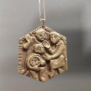 Egino Weinert  - cast bronze - wall hanging Mid Century - Religious plaque