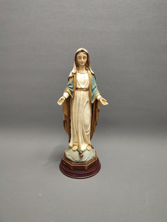 宗教的な聖母マリア像 - ヴィンテージ - Etsy 日本