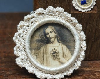 Religión religiosa San Juan Evangelista santuario católico reliquia reliquia medalla relicario medallón - colgante