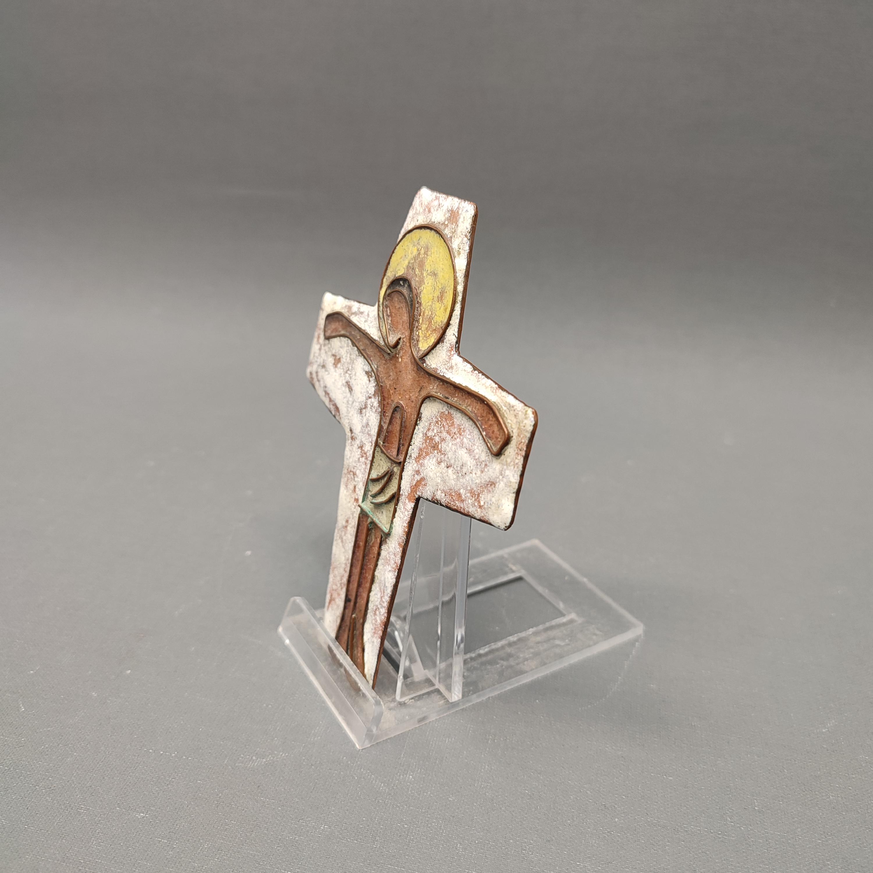 Corpus Christi - Copper - Wall Hanging Mid Century - Religious