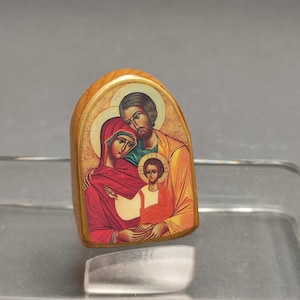 Religious Holy Family Child Jesus - Virgin Mary And Saint Joseph - Travel Icon