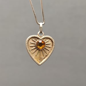 Religious   Heart shaped  Mutien Marie Wiaux Pendant /  Medal - Holy charm -  medallion