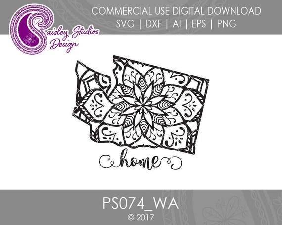 Download Washington Mandala Svg Washington State Svg Washington Svg Etsy