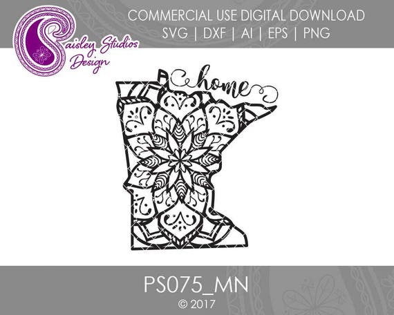 Download Minnesota Mandala Svg Minnesota State Svg Minnesota Svg Etsy