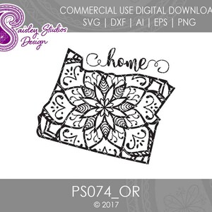 Oregon Mandala Svg, Oregon State SVG, Oregon SVG, Oregon State Pride, Oregon SVG File, Svg Files, Silhouette Files, Cricut Files, PS074