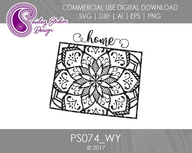Download Visual Arts Wyoming Mandala Svg Svg Files Wyoming State Svg Silhouette Files Wyoming Svg Wyoming State Pride Cricut Files Ps074 Wyoming Svg File Craft Supplies Tools