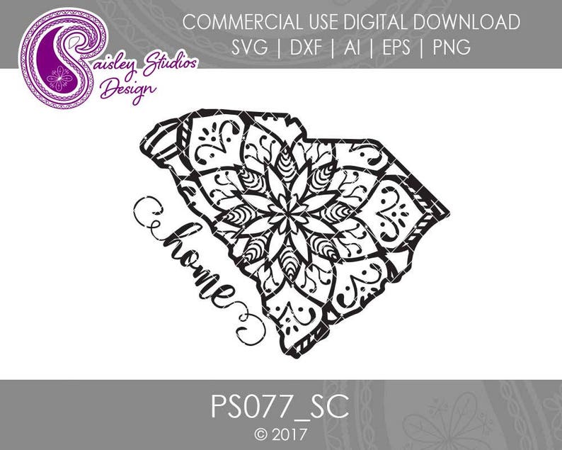 Download South Carolina State Pride South Carolina Mandala Svg Silhouette Cut File South Carolina State Svg South Carolina Svg Cricut Cut File Visual Arts Craft Supplies Tools