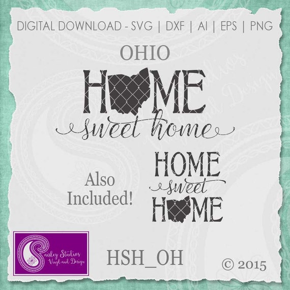 Download Ohio SVG Ohio State Svg Home Sweet Home SVG Ohio State | Etsy