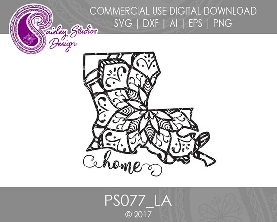 Download Louisiana Mandala Svg Louisiana State Svg Louisiana Svg Etsy