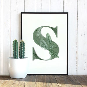 S - Stachys Plant - A4 Print
