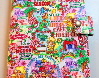 SNAP Closure LEUCHTTURM1917 Leuchtturm Hobonichi Cousin A5 Sized Book Cover Style Berry Sweet Days Fabric Planner Cover