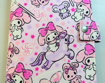 SNAP Closure LEUCHTTURM1917 Leuchtturm Hobonichi Cousin A5 Sized Book Cover Style Kawaii Cutie Fabric Planner Cover