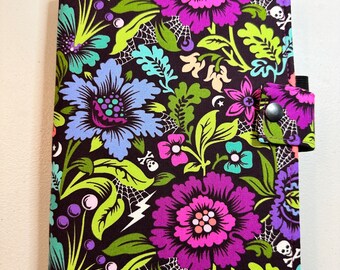 SNAP Closure LEUCHTTURM1917 Leuchtturm Hobonichi Cousin A5 Sized Book Cover Style Spider Blossom Fabric Planner Cover