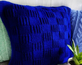 electric blue pillows