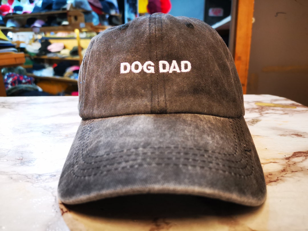 Dog Dad Prewashed Soft Cotton Embroidered Hat Baseball Cap Etsy