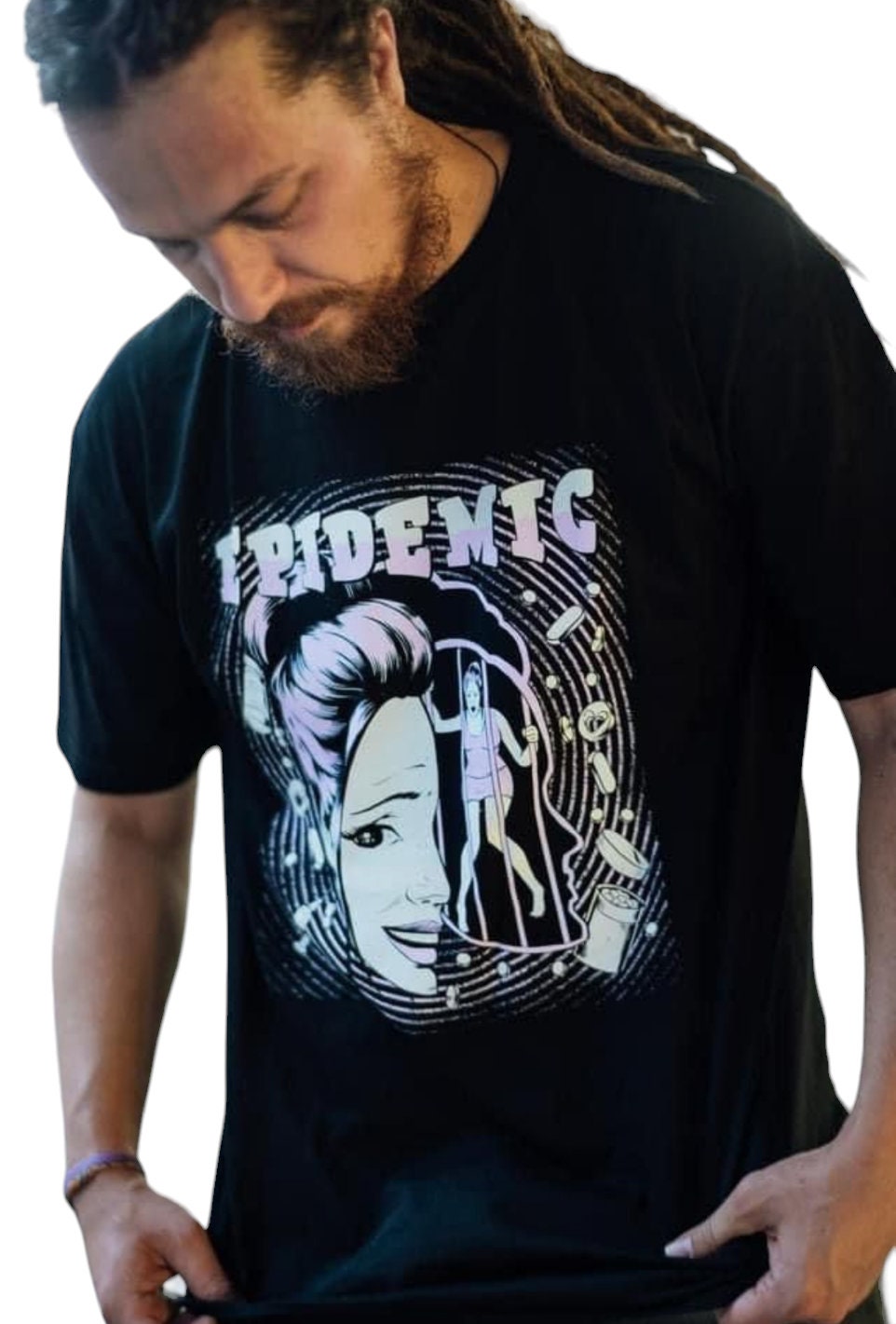 Epidemic - Australian branded uniquely design graphic unisex T shirt | Premium quality print and Tee