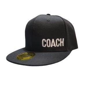 Personalised Name Embroidered Adult Flat Brim Hat | Customised cap for Dad & Mom | Birthday Gift