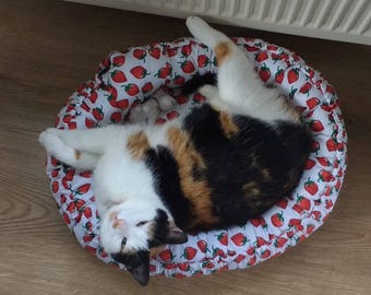 Cat bed for on the ground or on you're bed/ small dog