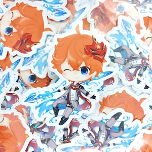 Childe/ Tartaglia sticker | vinyl decal | holographic