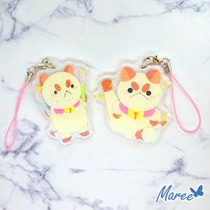 Puppycat | Double-Side Acrylic Charm  | holographic
