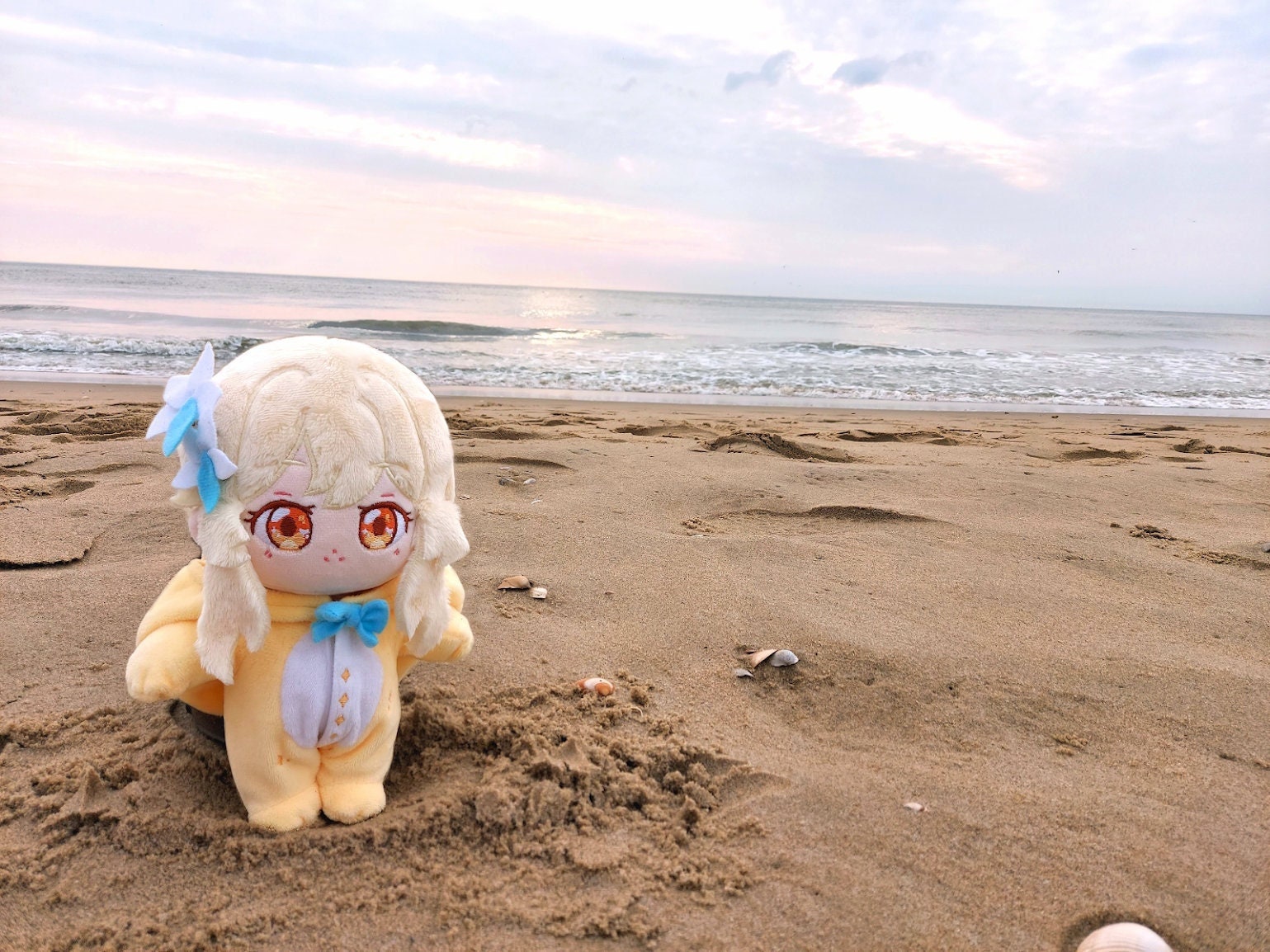Lumine 20cm Plushie With Clothes Genshin Impact Etsy