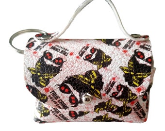 True crime leatherette mini keyring bag,coin purse,dog poo bag holder,mini bag,small bag,shark themed bag,poo roll bag,lead bag,harness bag