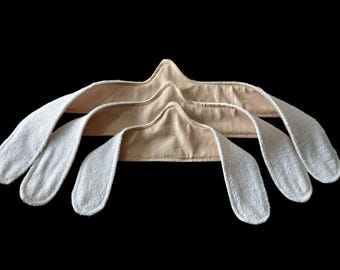 Cotton Bamboo Underbust Sweat Pad: Beige Bra Liner