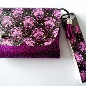 Erwachsene meine Karten sagen, Sie sind voll Scheiße, Kunstleder-Münzenkartentasche mit passendem Wristlet-Schlüsselanhänger, Obszönität, Erwachsenengeschenke, Erwachsenenwitz, Beuteltasche