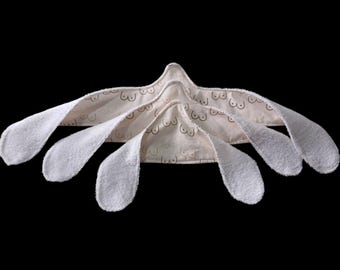 Underbust Sweat Catcher Bra Liner: Cotton Bamboo Towelling Sweat Pad