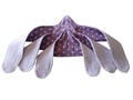 Lilac Star Underbust Bra Liner: Cotton Bamboo Sweat Pad
