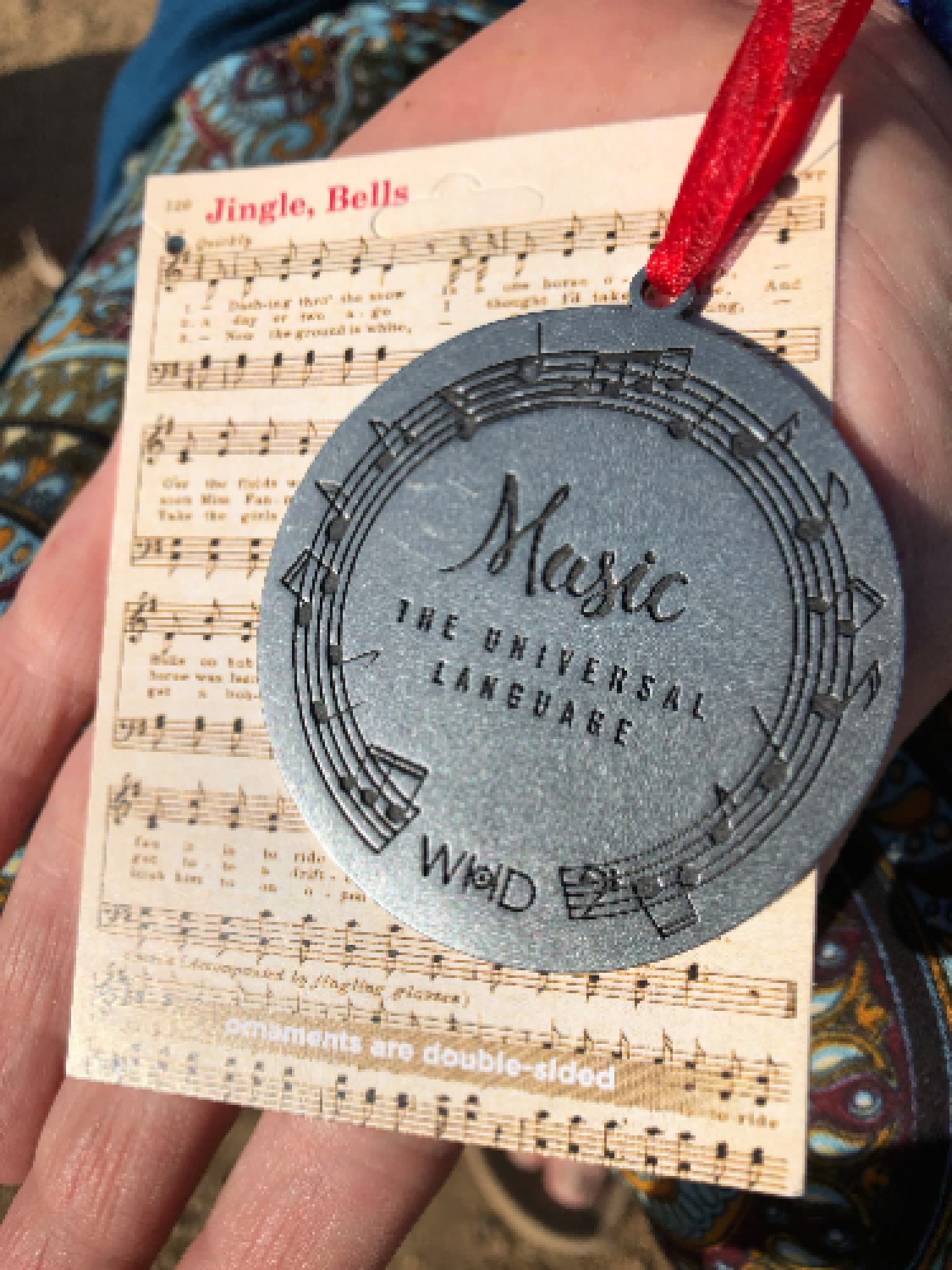 Music Christmas Ornament Music Teacher Gift Piano Teacher - Etsy
