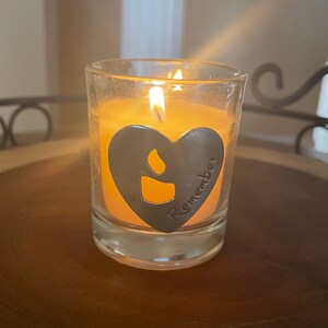 Memorial Candle, Sympathy Candle, Prayer Votive Candle, Remembrance Candle, Grief Bereavement Gift by Whitney Howard Designs