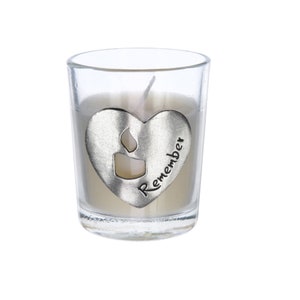 Memorial Candle, Sympathy Candle, Prayer Votive Candle, Remembrance Candle, Grief Bereavement Gift by Whitney Howard Designs