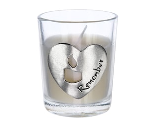 Memorial Votive Candle – Sympathy Gift, Remembrance Keepsake