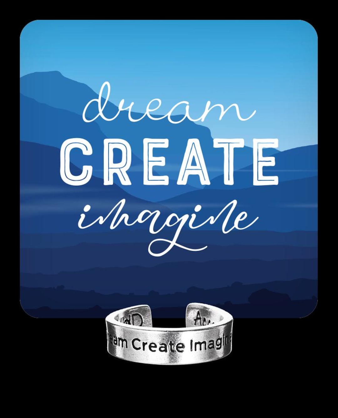 Ring Motivation Dream Imagine Believe Inspirational, Motivational Manifestation ...