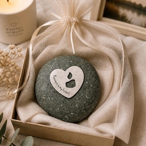 Forever In My Heart – Remembrance Stone, Sympathy Gift, Memorial Keepsake