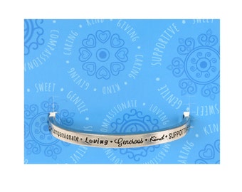 Jewelry Gift for Mom Her Wife Girlfriend - Mother's Day Gift - Inspirational Bracelet - Best Friend Gift. Whitney Howard Designs