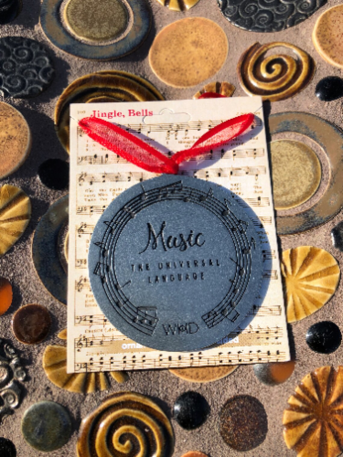 Music Christmas Ornament Music Teacher Gift Piano Teacher Etsy