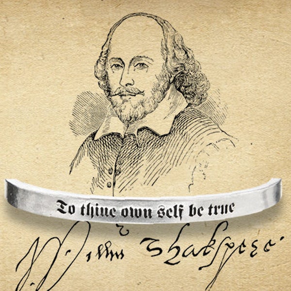 To thine own self be true. Quotable Cuff- Shakespeare- Gift for Shakespeare Lovers- Adjustable Bracelet. Whitney Howard Designs