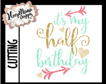 Download Its my half birthday | Etsy